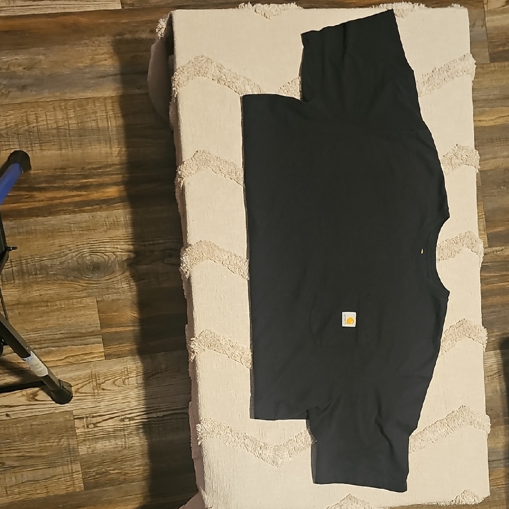 Carhartt Dark Gray T-Shirt with Logo Patch